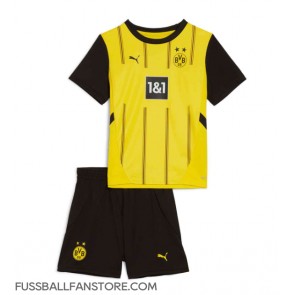 Borussia Dortmund Replik Heimtrikot Kinder 2024-25 Kurzarm (+ Kurze Hosen)